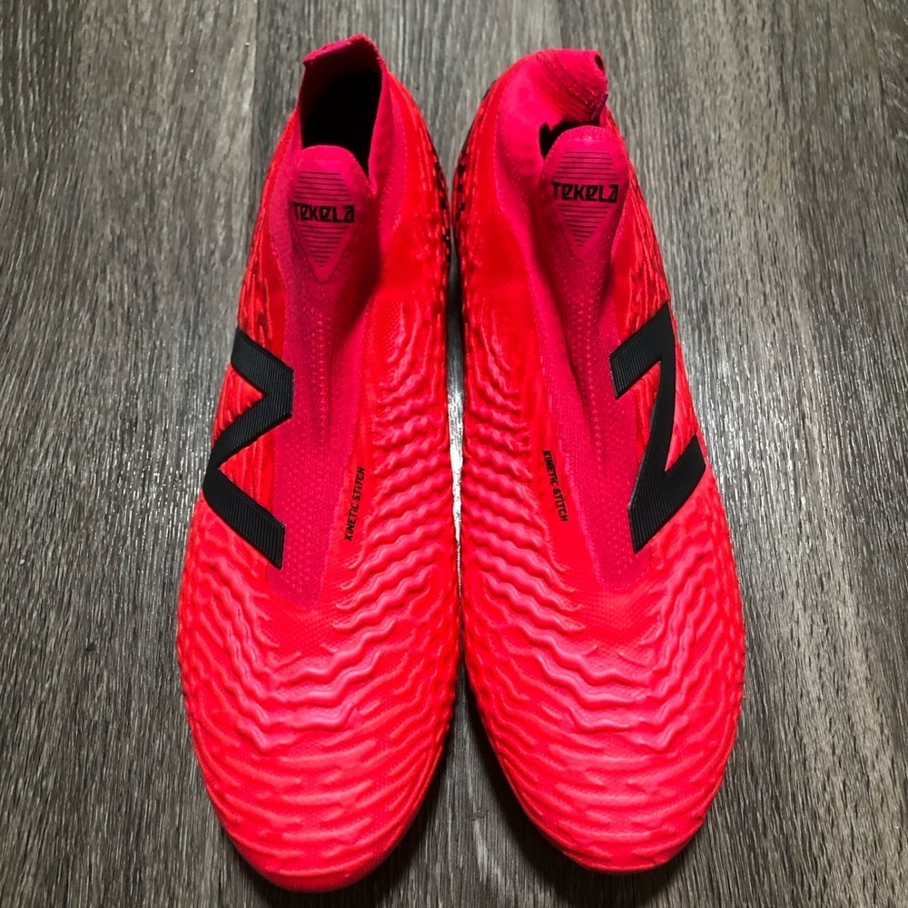 New Balance Tekela V3+ Pro FG Soccer Cleats - Pink/Black - Mens Size 12 - Picture 3 of 12